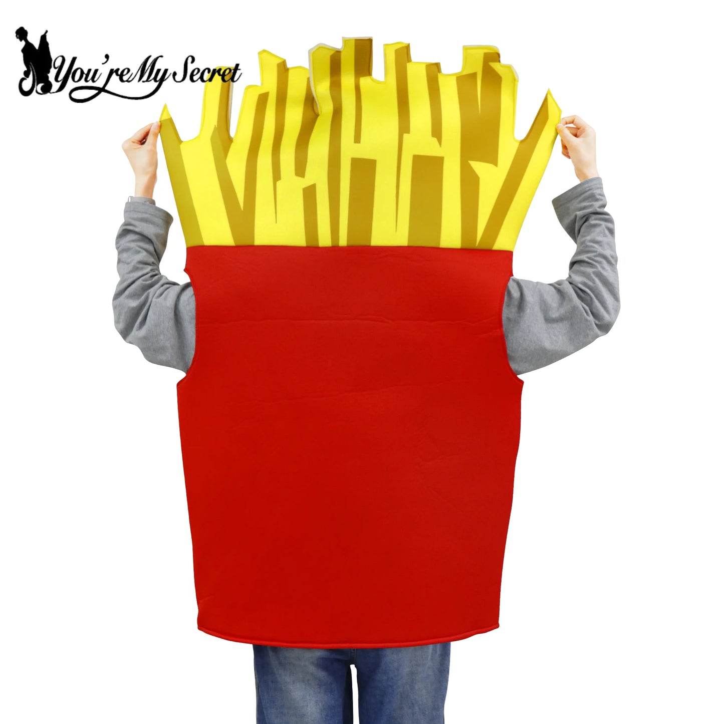 French fries mascot Halloween costume perfect for fast food lovers